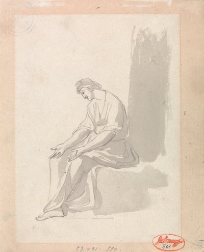 Sitzende Frau von George Romney